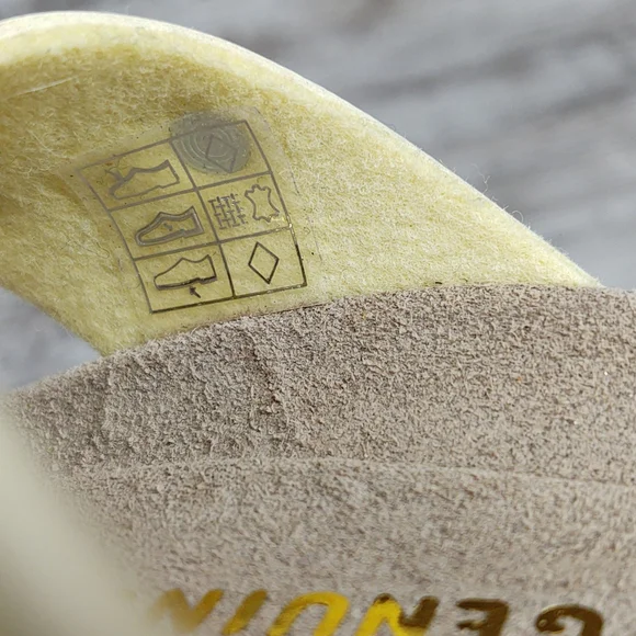 đ§NWOT Ethem Genuins Cream Pearl Slide Sandal - Picture 15 of 16